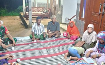 Pengajian Rutin, Babinsa Koramil 0827/01 Kota Manfaatkan Waktu Jalin Komsos Dengan Warga