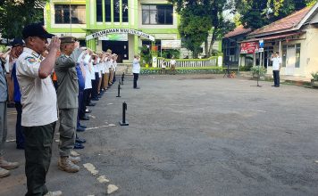 Sinergi TNI, POLRI, dan Pemerintah Daerah dalam Apel Gabungan Tiga Pilar di Mustikajaya