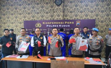 Polres Kudus Ungkap Aksi Pencurian Modus Bobol Tembok Gudang, Tiga Pelaku Dibekuk