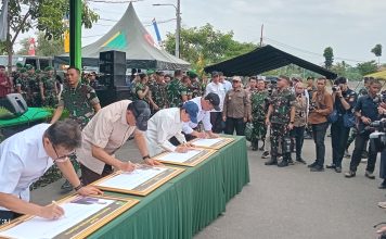 Kunjungan Kerja Menhan di Kabupaten Bekasi: Fokus pada Ketahanan Pangan dan Kesejahteraan Masyarakat