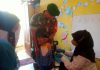 Babinsa Dampingi Imunisasi Campak di TK PGRI Kalianget Barat