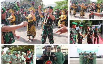 Pisah Sambut Dandim 0827/Sumenep, Letkol Arm Bendi Diterima dengan Meriah