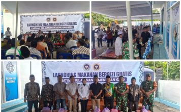 Launching Program Makan Bergizi Gratis di Saronggi, Babinsa Sebut Bisa Dorong Kesehatan Anak Sekolah