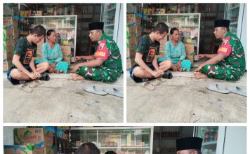 Babinsa Saronggi Jalin Kedekatan Lewat komsos, Warga Akui Merasa Lebih Terperhatikan