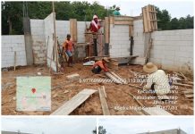 Bangunan Koperasi Pakondang Menampakkan Struktur, Babinsa Kawal Setiap Tahap