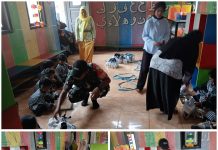 Babinsa Batang-Batang Dampingi Penyaluran MBG untuk Ribuan Siswa di Legung Barat