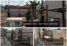 Babinsa Kawal Pembangunan Koperasi Desa Merah Putih di Pakandangan Tengah
