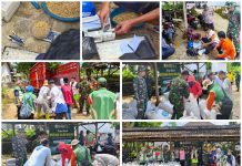 TNI Kawal Serapan Gabah Petani Ambunten, 6 Ton Terserap di Awal Program 2026
