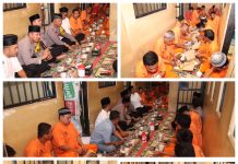 Wujudkan Kepedulian dan Pendekatan Humanis, Kapolres Sumenep Buka Puasa Bersama Tahanan