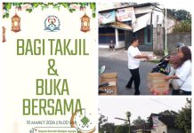 Tebar Kebaikan di Bulan Suci, Rumah Belajar Agape Bagikan 800 Paket Takjil