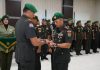 Pimpinan Korem 043/Gatam Di Ganti, Tongkat Komando Diserahterimakan