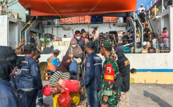Ratusan Pemudik Tiba di Masalembu, Aparat Gabungan Siaga Pengamanan