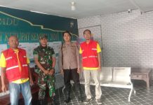 Pengamanan Arus Lebaran 2026 Maksimal, Babinsa Perkuat Pos Lantas Trunojoyo