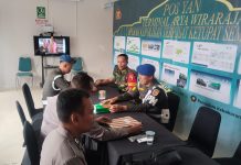 TNI-Polri Perketat Pengamanan Arus Mudik di Terminal Arya Wiraraja Sumenep