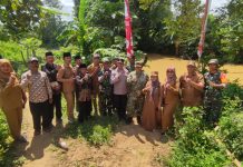Dandim Sumenep Ikuti Vicon Groundbreaking Jembatan Garuda di Ambunten