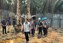 Operasi Gabungan Tertibkan Tambang Liar di Musi Banyuasin, 31 Sumur Minyak Ilegal Ditutup