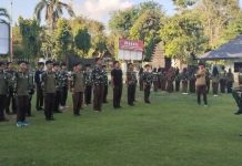 Kasdim Buka Upacara KKRI TW I TA 2026 Kodim 0827/Sumenep