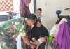 Babinsa Saronggi Laksanakan Pendampingan Posyandu di Desa Pagar batu