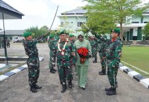 Kasdim Sumenep Lepas Purna Tugas Danramil Guluk Guluk Penuh Haru