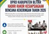 DPRD Blitar Perkuat Sinergi Hadapi Dampak Kekeringan 2026