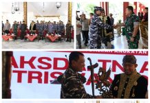 Dandim 0827/Sumenep Hadiri Kunker Dankodaeral V di Pendopo Keraton Sumenep