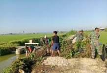 Gotong Royong Sejak Pagi, Lokasi Jembatan Garuda Tahap V Mulai Disiapkan