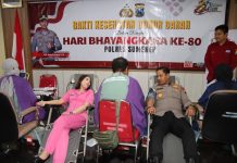 Polres Sumenep Gelar Bhakti Kesehatan Donor Darah Dalam Rangka Hari Bhayangkara Ke-80