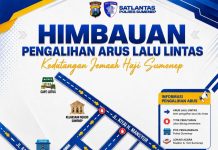Polres Sumenep Siapkan Pengalihan Arus Lalu Lintas Saat Kedatangan Jama’ah Haji di Stadion A. Yani
