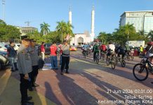 Pengamanan Terpadu Polresta Barelang Sukses Kawal Gowes HUT Batam Folding Bike ke-17 Tahun 2026