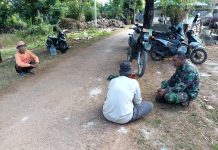Babinsa Serka Hartono Laksanakan Komsos Bersama Petani di Desa Brangkas