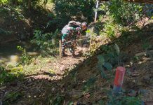 Pengukuran Pondasi Tandai Pembangunan Jembatan KBSB TNI AD Dimulai