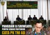 Pangdam II/Sriwijaya Pimpin Sidang Pantukhir Cata PK TNI AD Gelombang II TA 2026, Pastikan Seleksi Objektif dan Transparan