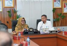 Pemkab Muara Enim Dorong PTBA Tuntaskan Pembangunan Talud Sungai Enim Akhir 2026
