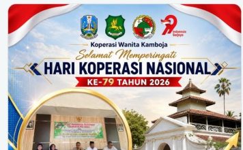 Keluarga Besar Kopwan Kamboja Sumenep Jawa Timur ” Mengucapkan Selamat Memperingati Hari Koperasi Nasional ke-79 Tahun 2026″ 🇮🇩