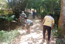 Semangat Gotong Royong Warnai Persiapan Pembangunan Jembatan Armco Tahap VI dan KBSB di Rubaru