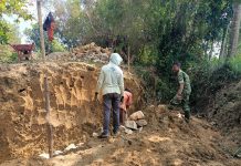 Pondasi Jembatan KBSB di Tambak Sari, Rubaru Mulai Dikerjakan