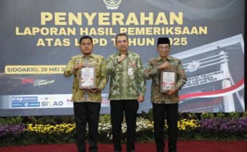 Pemkab Pamekasan Kembali Meraih Penghargaan WTP dari BPK RI