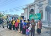 TNI – Polri di Kecamatan Batu Putih Laksanakan Karya Bakti Sekala Besar Pembersihan Sumber Air di Lingkungan Masjid Baiturrahman