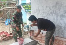 Bakti TNI AD Hadir, Rumah Warga Bluto Mulai Dibangun