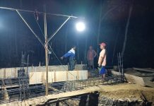 Babinsa Bersama Warga Gotong Royong Bersihkan Lokasi, Siapkan Pembangunan Jembatan Beji’ di Rubaru