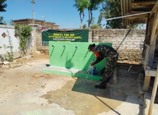 Bakti TNI AD Wujudkan Impian Rakyat Madura, Babinsa Koramil 04/Bluto Wujudkan Sumur Bor di Desa Pakandangan