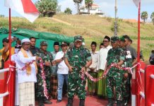 Jembatan Karang Diresmikan, Dandim Sumenep Minta Warga Ikut Merawat