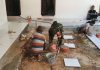 TNI dan Warga Kebut Rehab Madrasah di Pragaan, Halaman Kelas Dipermak