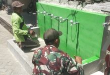 Pengecatan Tuntas, Sumur Bor Bakti TNI AD di Pragaan Siap Digunakan