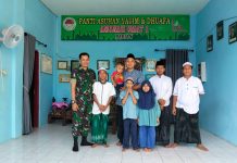Bakti TNI AD Rampung, Anak Asuh Panti Amanah Umat Tersenyum