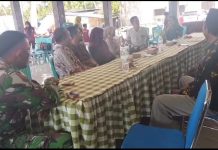 Babinsa Kambingan Timur Hadiri Rapat Sosialisasi Administrasi Desa
