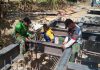 Besi WF Dilas, Jembatan Jutengen Dikebut TNI dan Warga