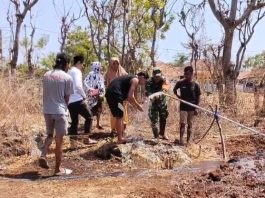Sumur Bor TNI AD di Jungkat Raas Temukan Air Melimpah