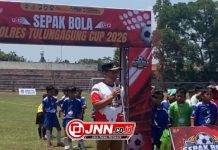 Buka Turnamen Polres Cup U-10 dan U-12, Plt Bupati Tulungagung Tekankan Pembentukan Karakter Atlet Sejak Dini