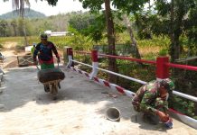 Jembatan Galuguran Berubah, Pondasi Diperkuat dan Trotoar Dicantik